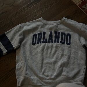 Gray and Navy Women's Orlando Sweatshirt